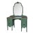 Vanity With Mirror, Vintage Piece, Circa 1930's, Green Boho Style For Sale