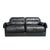 Vintage Two-Seater Sofa in Black Leather by Dreipunkt, 1970s For Sale - Image 17 of 17