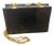 1950s High Quality Embossed Black Leather and Brass Italian Shoulder Bag For Sale