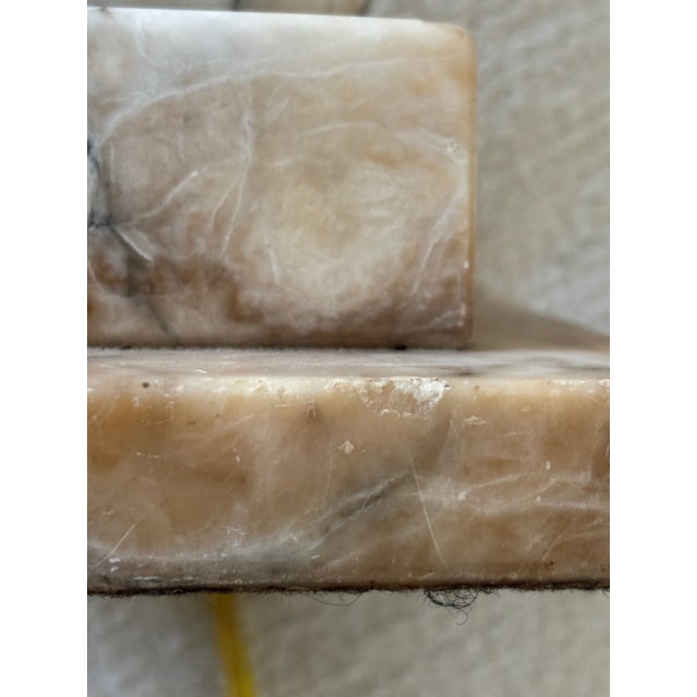 Antique Italian Hand Carved Alabaster Table Lamp For Sale - Image 17 of 18