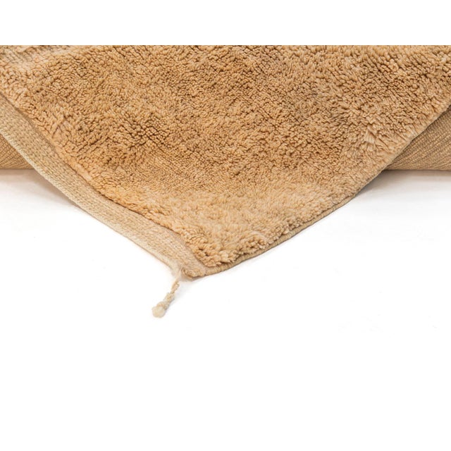 Beige Hand-Knotted Wool Rug by Azele Studio For Sale - Image 8 of 10