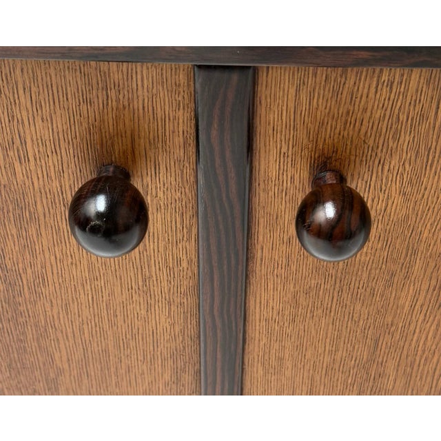 Brown Art Deco Modern Cabinet by Anton Lucas Leiden, 1920s For Sale - Image 8 of 11