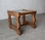 Vintage Pair of Rustic European Pine Craftsman Side Tables For Sale In Las Vegas - Image 6 of 8
