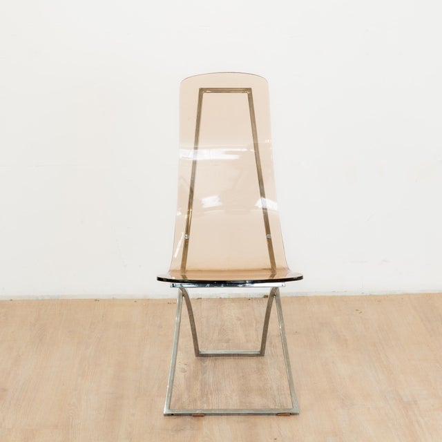 CH4 Chairs attributed to Edmond Vernassa, 1970s, Set of 6 For Sale - Image 4 of 7