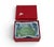 Vintage Hand Carved Light Green Nephrite Jade Turtle Tortoise Figurine Red Box For Sale - Image 11 of 12
