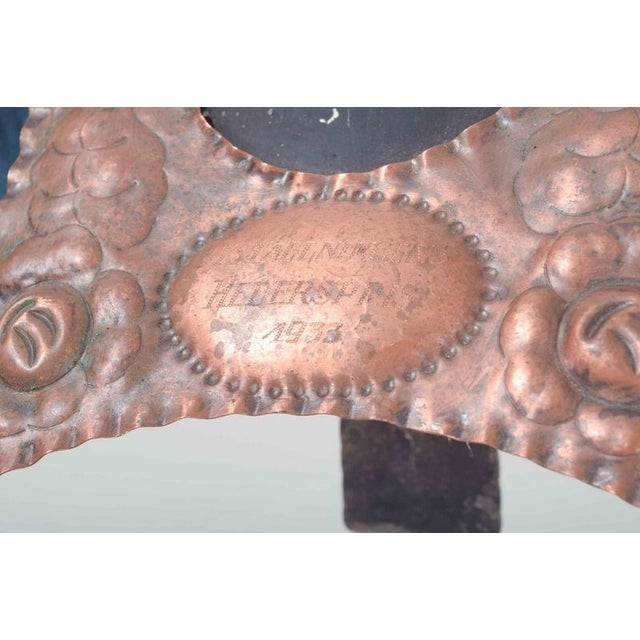 Picture Frames in Embossed Copper, 1933, Set of 2 For Sale - Image 3 of 7