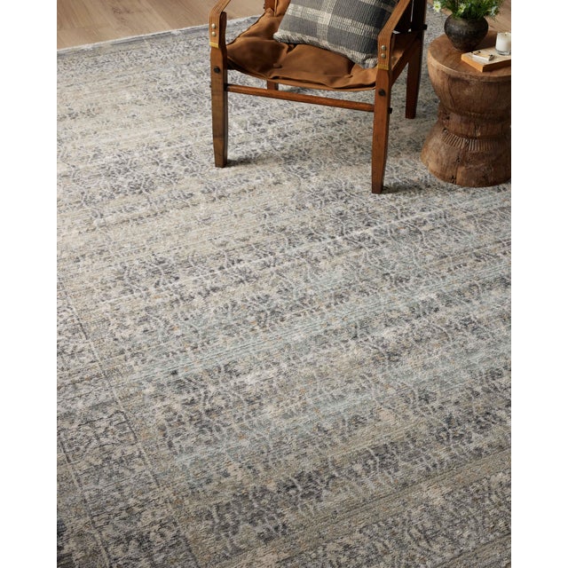 Not Yet Made - Made To Order Amber Lewis x Loloi Alie Sky / Stone 9'-6" x 13'-1" Area Rug For Sale - Image 5 of 8