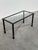 Late 20th Century Vintage Textured Forged Iron and Glass Coffee Table with Gilt Knot Detail, 1970s For Sale - Image 5 of 11