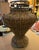 Wood Large Vintage Woven Rattan Floor Vase With Metal Accent For Sale - Image 7 of 7