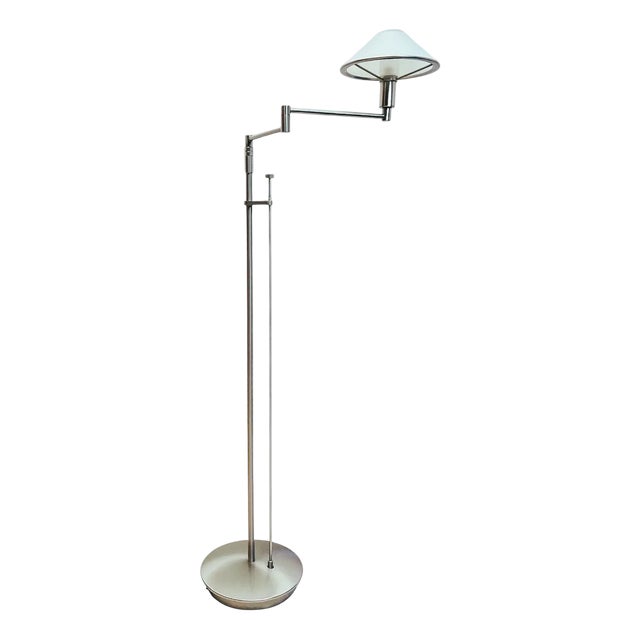 Adjustable Floor Lamp with Swing Arm from Holtkotter, 1970s For Sale