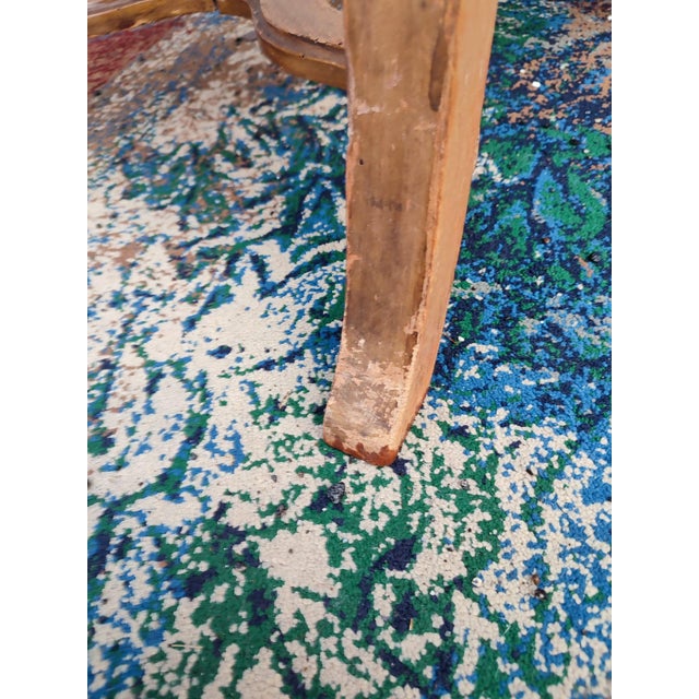 Tan Baroque Armchair, 1940s For Sale - Image 8 of 18