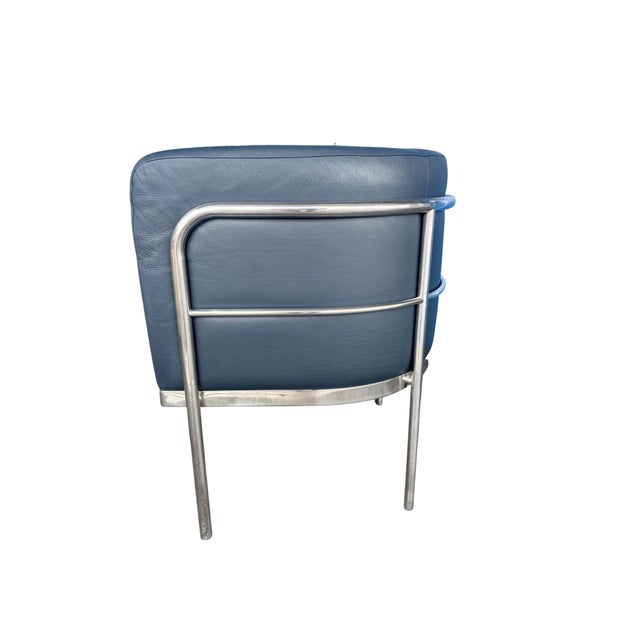 Zanotta Onda Chair in Leather from De Pas, Durbino & Lomazzi, 1985 For Sale - Image 4 of 7