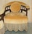 Victorian Tete a Tete Conversation Sofa with Ebonised Frame For Sale - Image 15 of 18