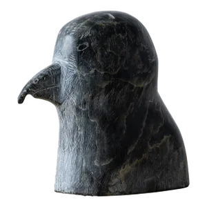 Inuit Bird Head Carving - Effie Angali'Taaq Arnaluaq