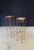 Metal Handcrafted High Pedestal Table Set, 1990s France, Set of 2 For Sale - Image 7 of 18