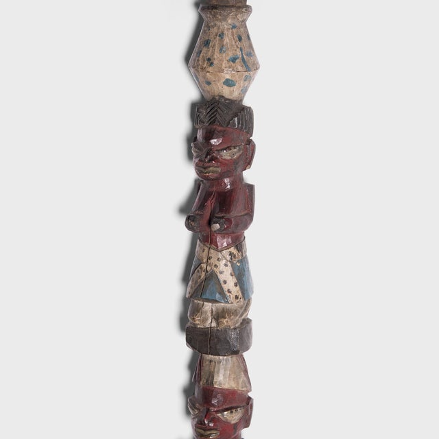 Mid 20th Century Nigerian Yoruba Veranda Post, C. 1950 For Sale - Image 5 of 6