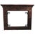 Art Deco Fireplace in Carved Teak and Wrought Iron, 1920s For Sale - Image 11 of 11