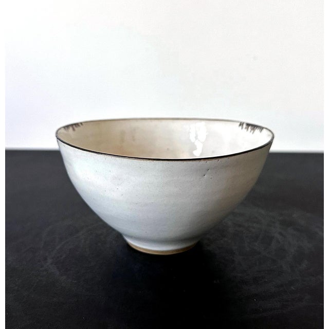 British Studio Ceramic Bowl with Magnesium Glaze Lucie Rie For Sale In Atlanta - Image 6 of 12