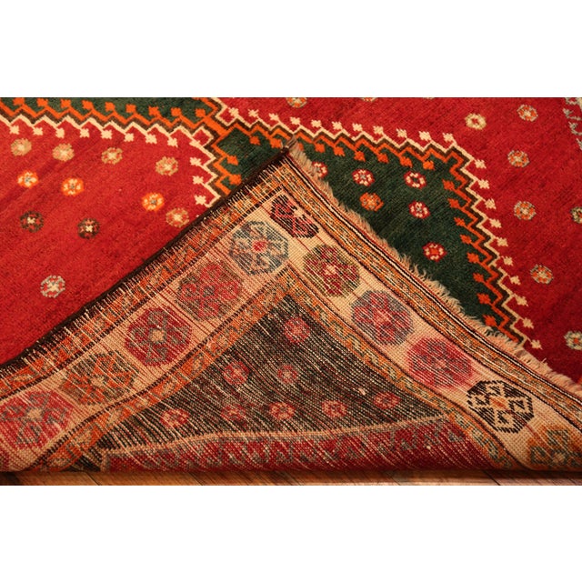 Nazmiyal Collection Vintage Persian Gabbeh Rug For Sale - Image 10 of 10