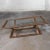 Handsome original StavOak coffee table with glass top insert designed by Jobie G. Redmond and made from Jack Daniels’...