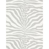 Image of Sample, Scalamandre Zebra, Zinc Fabric For Sale