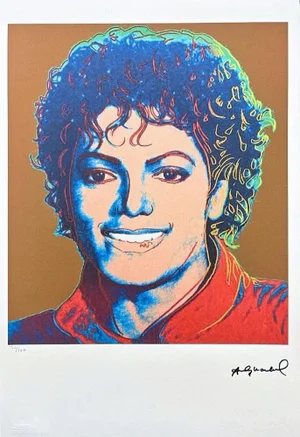 After Andy Warhol, Michael Jackson Brown, 1980s, Lithograph