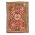Early 20th Century Antique Zabihi Collection Bright Red Turkish Oushak Carpet - 3'3" x 5' For Sale