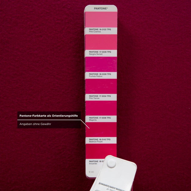 Powder Fabric Two-Seater Pink Magenta Sofa from Brühl For Sale - Image 9 of 14