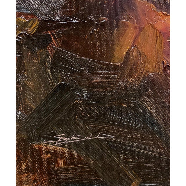 Porto Moniz, Madeira by Sparky LeBold | Oil on Canvas Seascape with rocky coastline and waves For Sale - Image 4 of 5