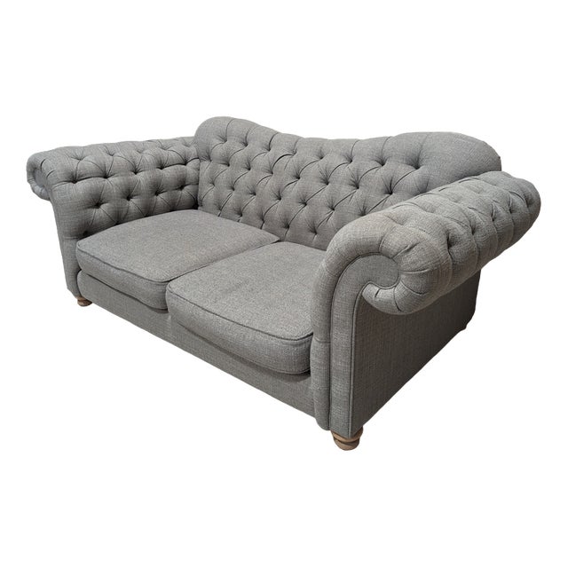 Two-Seater Chesterfield Sofa For Sale