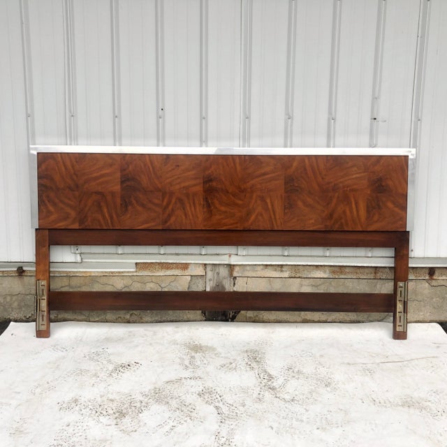 Mid Century Modern King Size Headboard Chairish