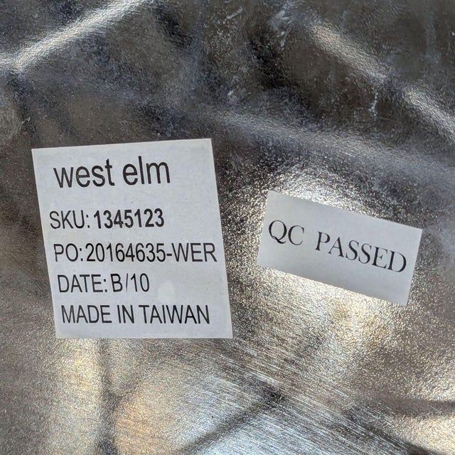 West Elm All Metal Side Table For Sale In San Francisco - Image 6 of 6