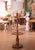 Early 20th Century Early 20th C French Louis XIII Walnut Barley Twist Floor Lamp With Table For Sale - Image 5 of 10