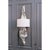 Wow your guests with this sconce installed as a pair in a bathroom or bedroom. Ambered Silver Leaf covers a driftwood-...