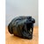 Ebony Vintage Hand-Carved Wooden Panther Head For Sale - Image 8 of 12