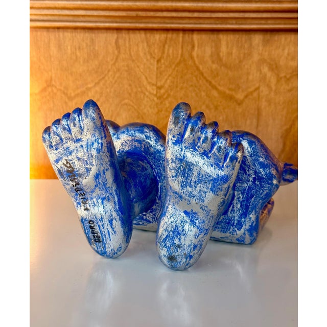 Rare Joined Hand and Foot Surrealism Sculpture by Pedro Friedeberg For Sale - Image 11 of 11