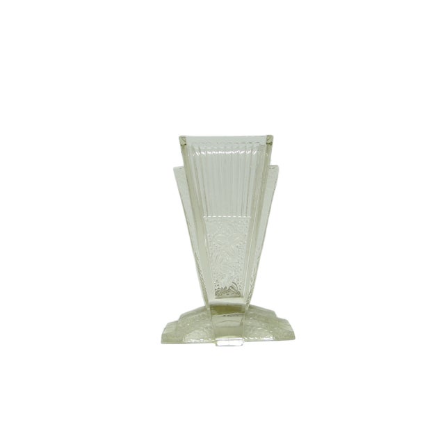 Art Deco Napkin Holder from Hortensja Glassworks, 1930s For Sale - Image 6 of 6