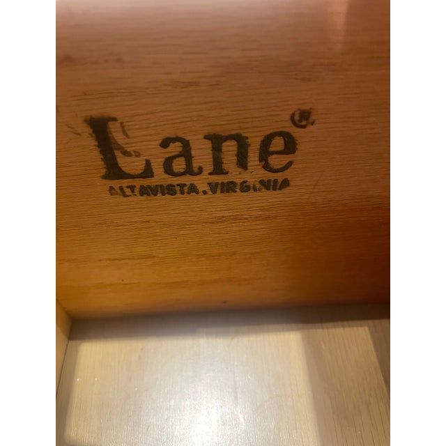 1970s Vintage Lane Brutalist Wood Dresser Credenza For Sale - Image 12 of 12