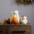 2020s Terra Cotta Owl Figurine with Glazed Accents (Set of 2) For Sale - Image 5 of 6