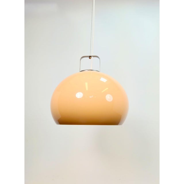 Metal Vintage Zurigo Pendant Lamp by Luigi Massoni for Guzzini, 1960 For Sale - Image 7 of 18