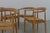 Mid-Century Modern Danish Modern Oak and Paper Cord Chairs by Falsig, 1970s, Set of 6 For Sale - Image 3 of 18