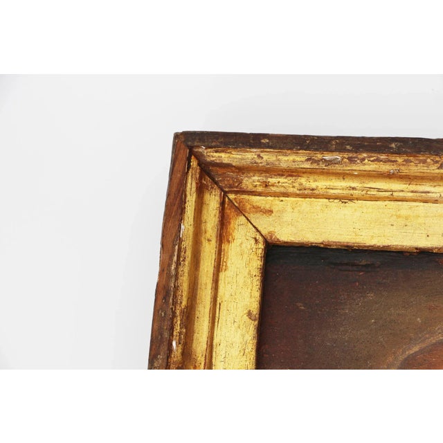 17th Century Baroque Mary Magdalene Painting, Oil on Wood, Portuguese For Sale - Image 9 of 12