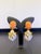 Bochic "Capri" Vintage Coral & Fancy Color Sapphire Earrings - 18K Gold & Silver, A Pair For Sale - Image 11 of 18