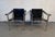 Contemporary Vintage Le Corbusier Leather "Lc1 Basculant" Sling Chairs for Cassina For Sale - Image 3 of 17