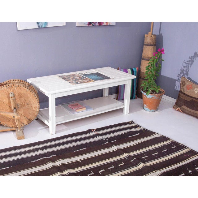 Modern Vintage Turkish Kilim Rug For Sale In Los Angeles - Image 6 of 6