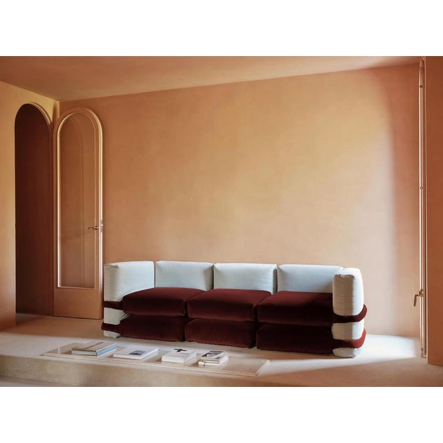 Pillow Sofa in Velvet by Muller Van Severen for BD Barcelona For Sale - Image 14 of 17