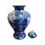 English Late 19th Century Small Blue and White Wedgwood Ferrarar Lidded Jar For Sale - Image 3 of 6