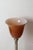 French Art Deco Style Table Lamp with Brown Overlay Glass, 1980s For Sale - Image 16 of 17