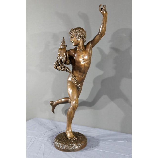 A. Falguière, Winner in the Cockfight, Late 19th Century, Bronze For Sale - Image 3 of 18