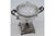 Cut Glass Compote with Silver Structure and Removable Lid For Sale - Image 3 of 8